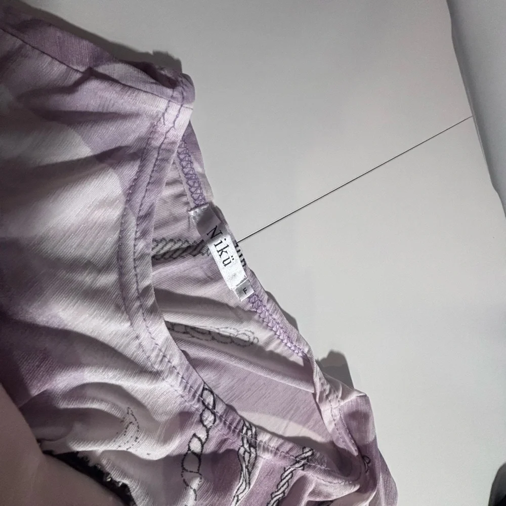 New Sheer Light Butterfly Print Swim Cover-Up - Picture 3 of 5